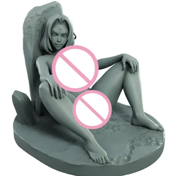 Tsunade Figure 1:24 Miniature Figure Resin Model Kit Unpainted Plastic Model Kit A554 - Image 5