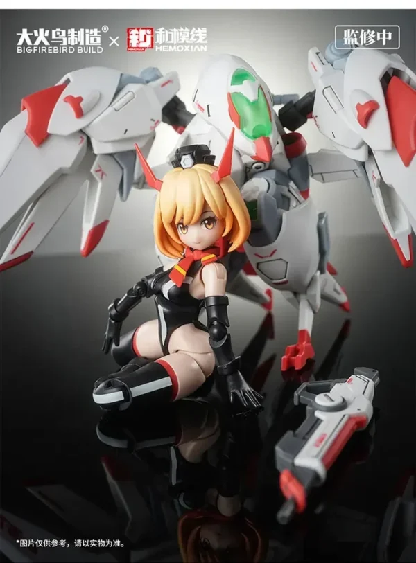 HEMOXIAN Kelly Janet SKY-001 Model Kit BIG FIREBIRD BUILD Collection Assembly Action Figures Robot Figurine Plastic Model Toys - Image 2