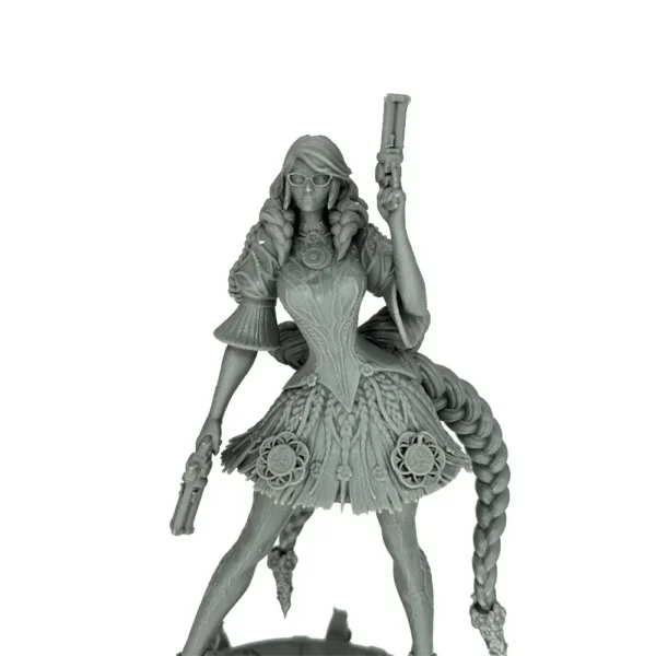 Bayonetta 1/24 Scale Resin Model Kit Unpainted Anime Action Figure Collector's DIY Craft Kit High-Precision Gaming Miniature - Image 5
