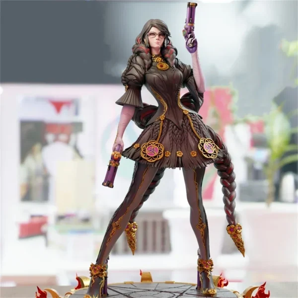 Bayonetta 1/24 Scale Resin Model Kit Unpainted Anime Action Figure Collector's DIY Craft Kit High-Precision Gaming Miniature