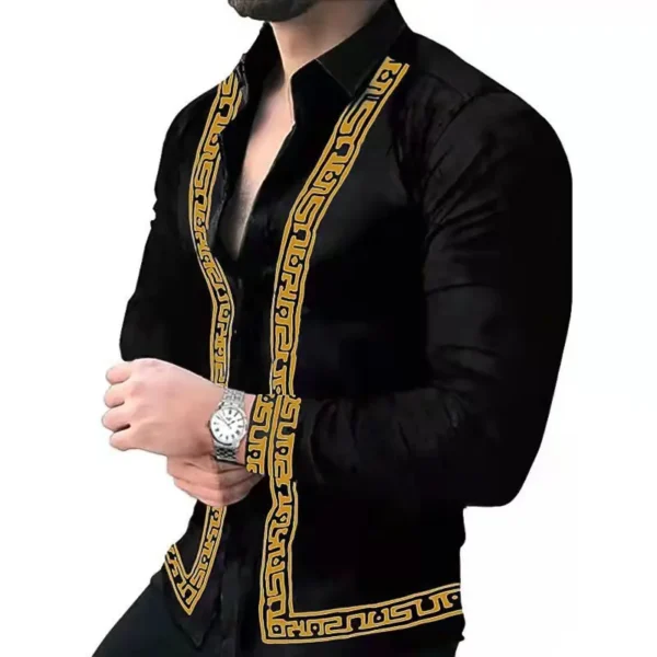 Europe and the United States men's clothing autumn independent station cross-border new hot street men fashion casual printed yo