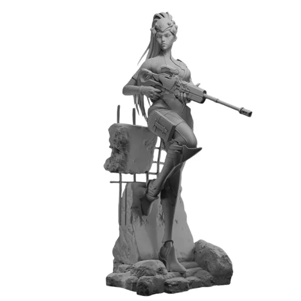 Widowmaker 1:24 Miniature Figure Resin Model Kit Unpainted Plastic Model Kit A520 - Image 2