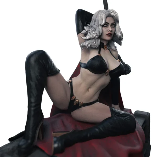 Lady of Death Figure 1:24 Miniature Figure Resin Model Kit Unpainted Plastic Model Kit A525 - Image 4
