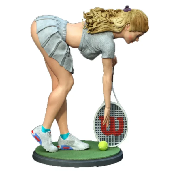 Tennis girls 1:24 Miniature Resin Plastic Model Kit Unpainted Resin Model Kit A1198