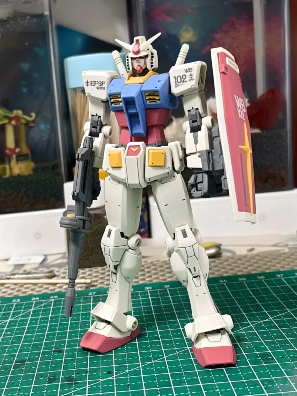 BLING Model SHANSHAN SS HG 1/144 RX-78-2 Beyond Global Assembly Model Kit Action Figures Robot Plastic Model Toys Customized - Image 2