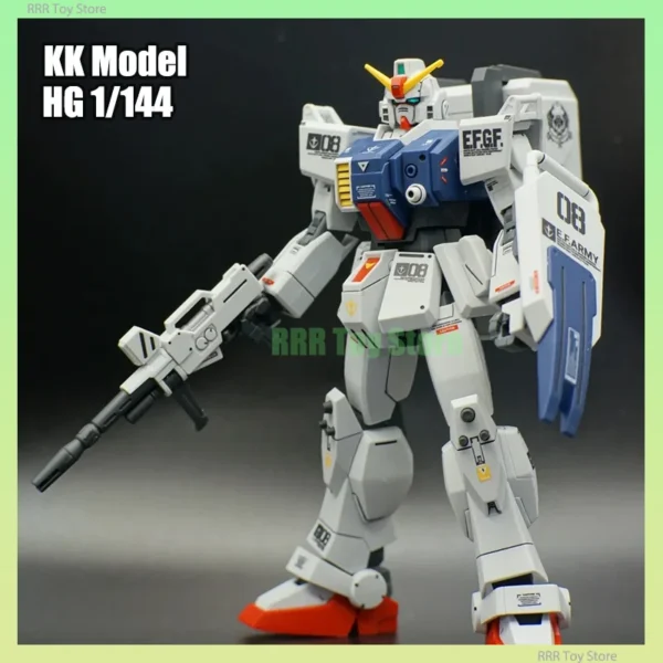 In Stock KUKU Model KK 1/144 HG RX-79G Ground Type Collection Assembly Model Kit Action Figure Robot Plastic Model Kits Toy Gift