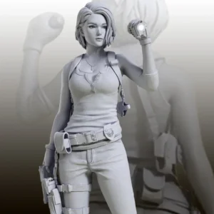 Jia Ling Bao Sienna Guillory Figure Miniature 1:16 Resin Model Kit Unpainted Plastic Model Kit A424
