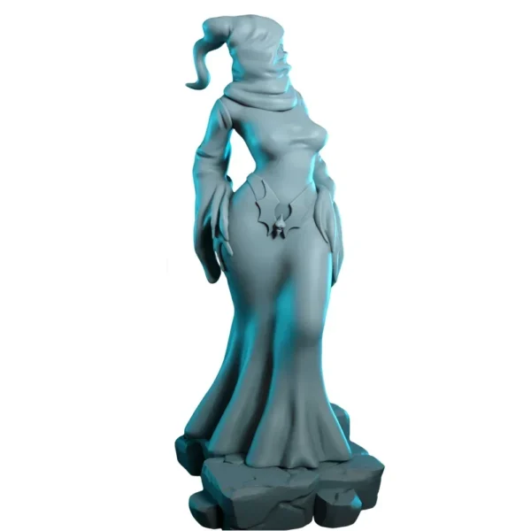 Lady Shadow Figure 1:24 Miniature Resin Model Kit Unpainted Plastic Model Kit A479 - Image 2