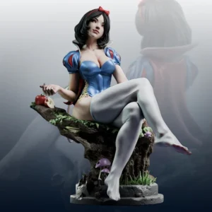 Princess Anime Resin Figure Miniature 1:12 Resin Model Kit Unpainted Plastic Model Kit A2073