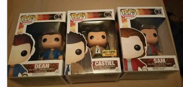 Funko POP Television Supernatural Join the Hunt Sam 93# Dean 94# Castiel 95# Crowley 200# Hot Topic VINYL Figure Model Toys - Image 3