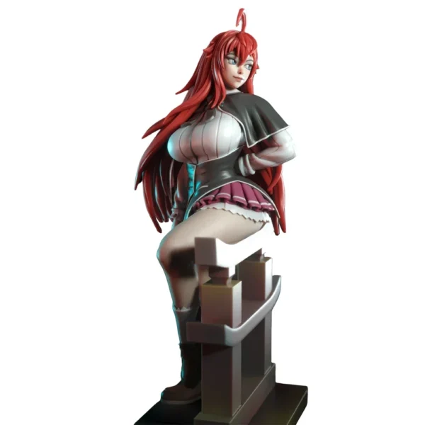 Anime Rias Gremory Figure 1:24 Miniature Resin Model Kit Unpainted Plastic Model Kit A694 - Image 2