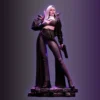 Woman With A Machine Gun Miniature Figure 1:24 Resin Model Kit Unpainted Plastic Model Kit Anime Figure A563