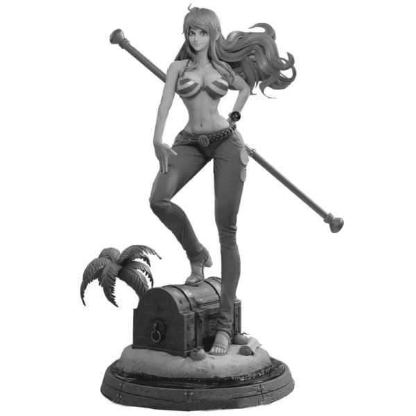 Anime Figure 1:18 Miniature Figure Resin Model Kit Unpainted Plastic Model Kit A799 - Image 2