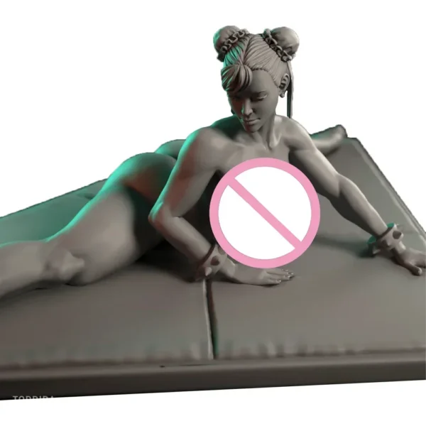 Jia ling bao Chun Li Figure 1:24 Miniature Resin Plastic Model Kit Unpainted Resin Model Kit Toy A400 - Image 4
