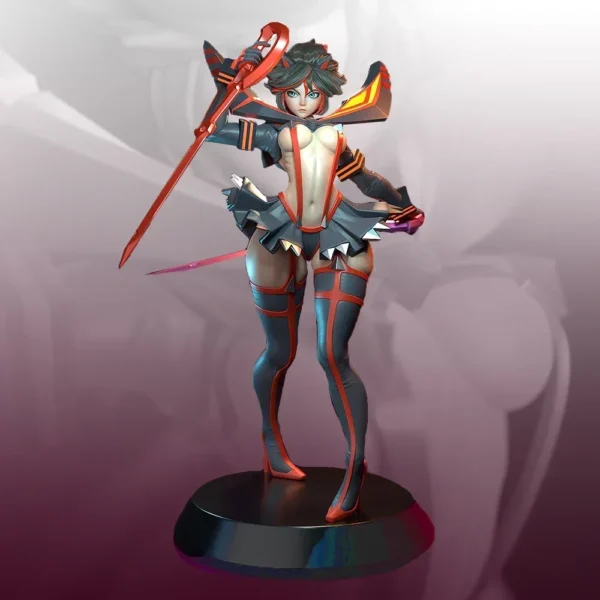 Matoi Ryuko 1:24 Miniature Resin Plastic Model Kit Unpainted Resin Model Kit Toy A1797