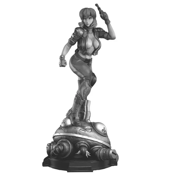 Anime Motoko Figure 1:18 Miniature Resin Model Kit Unpainted Plastic Model Kit A687 - Image 2