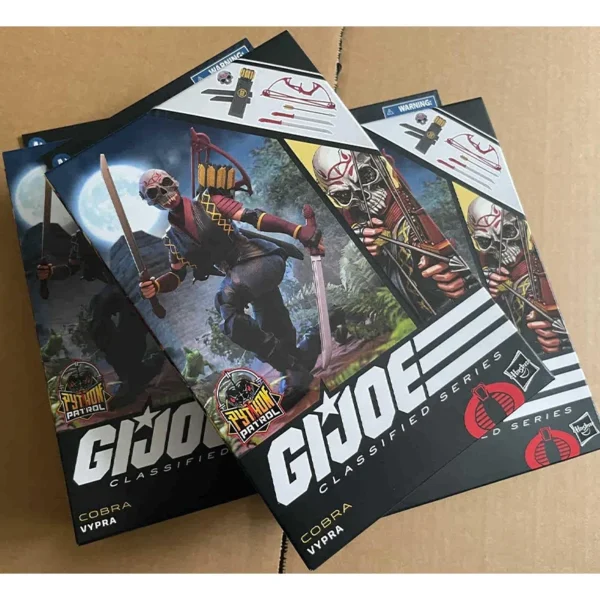 In Stock Original G.I.Joe Classified Series GI JOE Figure Flint Python Patrol Red Ninja Vypra Action Figures Doll Model Toy Gift - Image 3