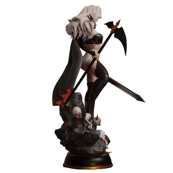 Anime Lady Death Figure 1:18 Miniature Resin Model Kit Unpainted Plastic Model Kit A760 - Image 3