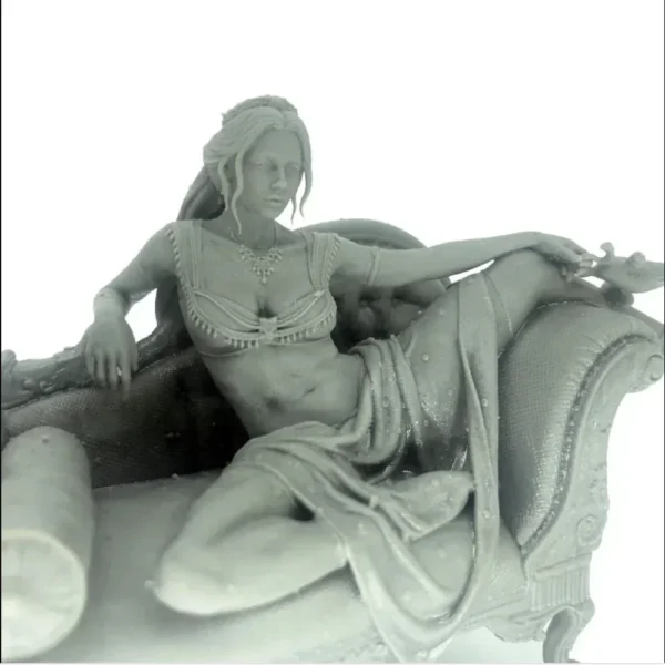 Princess 75mm Resin Figure Model Kit 1/24 Scale Models Modelling Unpainted Kits Diy Toys Plastic Model - Image 5