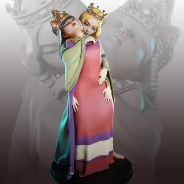 Queens Theodora and Isabella 1:24 Resin Model Kit Unpainted Plastic Model Kit A397