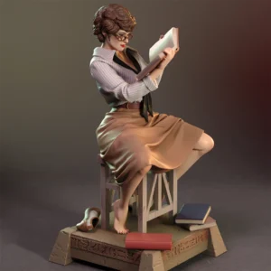 Sci-Fi Character 1:24 Scale Unpainted Resin Model Kit - DIY Futuristic Android Collectible Figure for Painting & Display (A846)