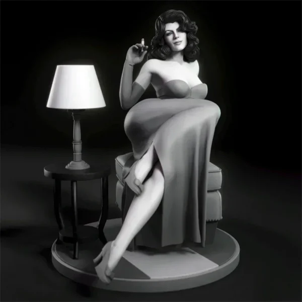 Ava 1/24 miniature Scale Resin Figure Model Kit Assembly Model Unpainted Kits Diy Toys Hobbies Plastic Model A246 - Image 2