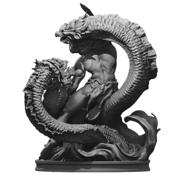 Hercules Figure 1:16 Miniature Figure Resin Model Kit Unpainted Plastic Model Kit A2408 - Image 3
