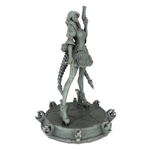 Bayonetta 1/24 Scale Resin Model Kit Unpainted Anime Action Figure Collector's DIY Craft Kit High-Precision Gaming Miniature - Image 3