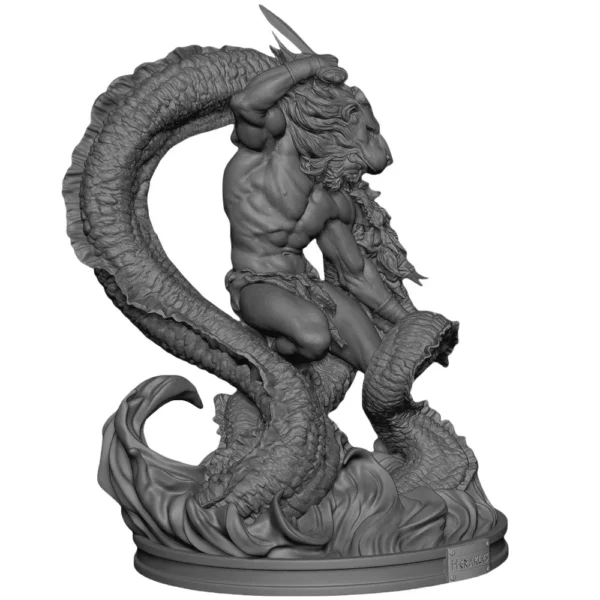 Hercules Figure 1:16 Miniature Figure Resin Model Kit Unpainted Plastic Model Kit A2408 - Image 4
