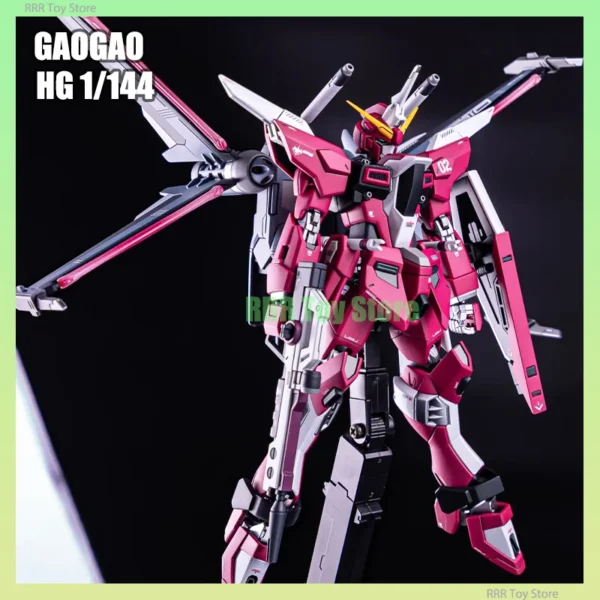 GAOGAO HG 1/144 Infinite Justice Type 2 Assembly Model Kit SEED Customized Assembly Robot Action Figures Plastic Model Toy Gifts