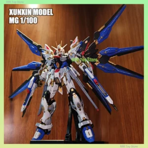 Xun Xin Model Pianxin MG 1/100 MGEX Strike Freedom Model Kit Ko Ver Collection Assembly Action Figures Robot Plastic Model Toys
