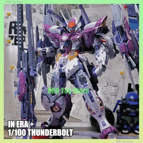 In Stock IN ERA + MG 1/100 THUNDERBOLT Cosmic Combat Robot RMD Assembly Model Kit Action Figures Robot Plasitc Model Toy Gift