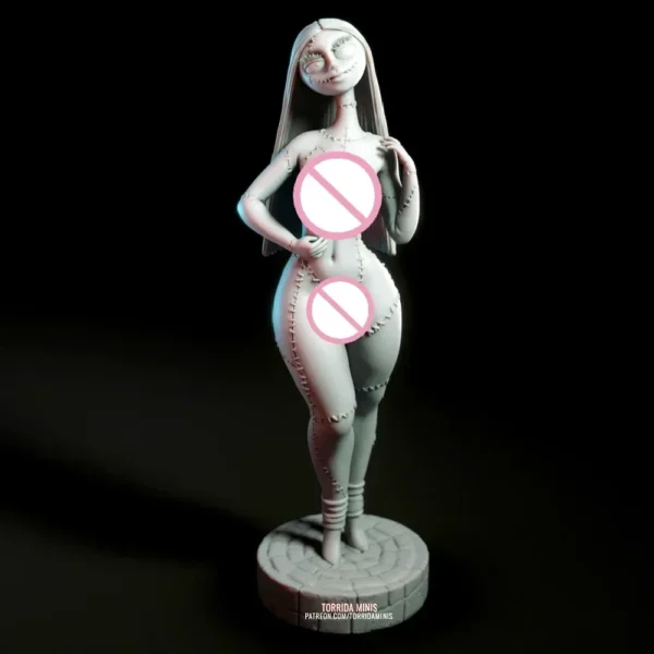 Sally 75mm Resin Figure Model Kit 1:24 Scale Models Unpainted Kits Diy Toys Hobbies Plastic Model A299 - Image 2