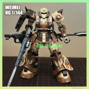 WEIMEI HG 1/144 Assembly Model Kit MS-06GD Zaku High Mobility Surface Type Wald Action Figures Robot Plastic Model Kids Toy Gift
