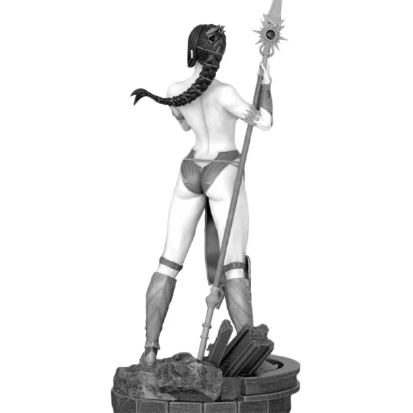 Shadowheart Miniature Figure 1:16 Resin Model Kit Unpainted Plastic Model Kit Anime Figure A586 - Image 3