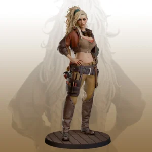 Gemma Miniature Figure 1:18 Resin Model Kit Unpainted Plastic Model Kit Anime Figure A597
