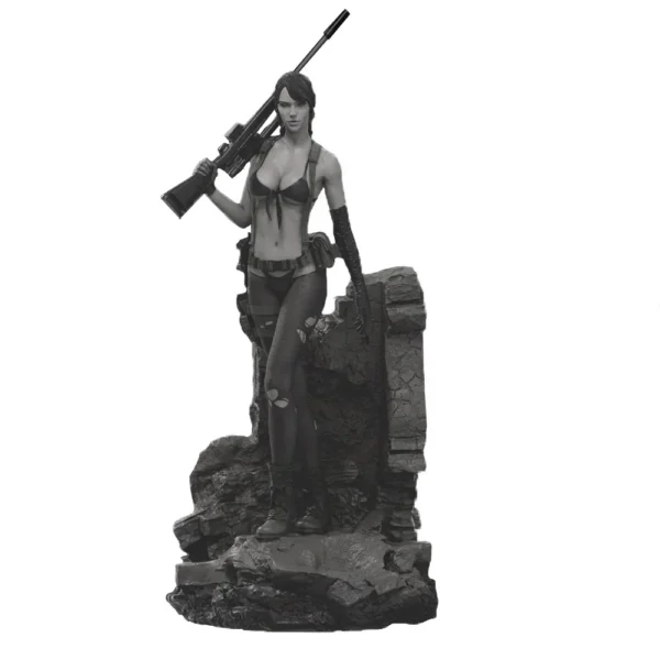 Quiet 1:24 Miniature Resin Plastic Model Kit Unpainted Resin Model Kit Toy A117 - Image 3