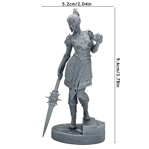 Shadowheart Miniature Figure 1:24 Resin Model Kit Unpainted Plastic Model Kit A168