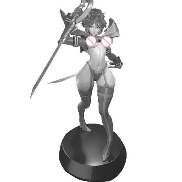 Matoi Ryuko 1:24 Miniature Resin Plastic Model Kit Unpainted Resin Model Kit Toy A1797 - Image 6