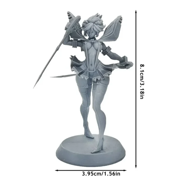 Matoi Ryuko 1:24 Miniature Resin Plastic Model Kit Unpainted Resin Model Kit Toy A1797 - Image 2
