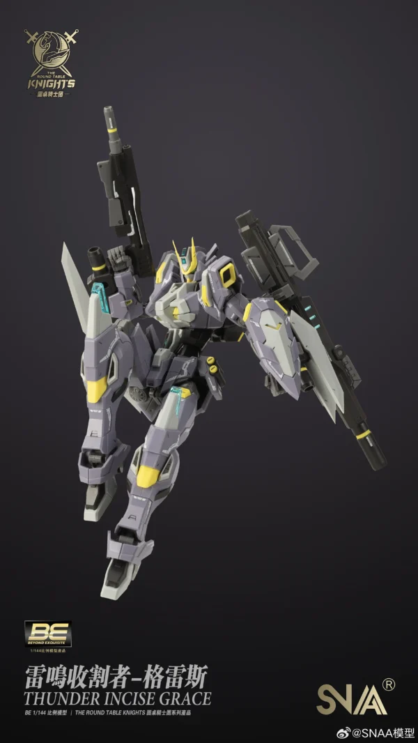 SNAA HG 1/144 Thunder Incise Grace Model Kit The Round Table Knights Action Figures Robot Figurine Plastic Model Toys Gifts - Image 5