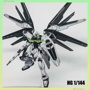 XINGDONG HG 1/144 Freedom Deactive Mode Model Kit Assembly Action Figures Robot Figurine Plastic Model Collection Toys Gifts