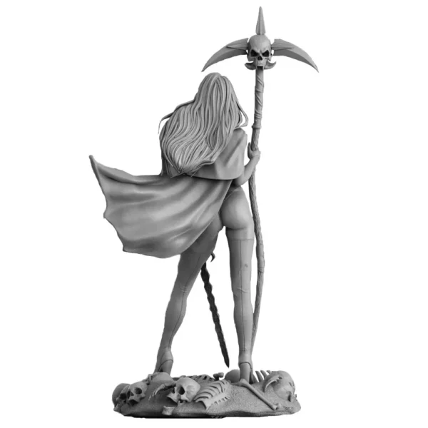 Lady of Death Figure 1:24 Miniature Resin Model Kit Unpainted Plastic Model Kit A689 - Image 4