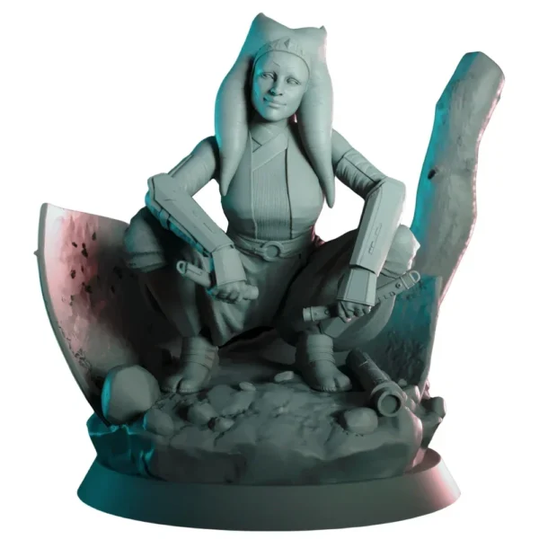 Anakin Resin Figure Miniature 1:24 Resin Model Kit Unpainted Plastic Model Kit A427 - Image 3