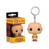 Funko japan Anime ONE PUNCH-MAN Saitama Pocket POP Keychain Action Figure Toys Collection Saitama Keyrings Birthday Gift