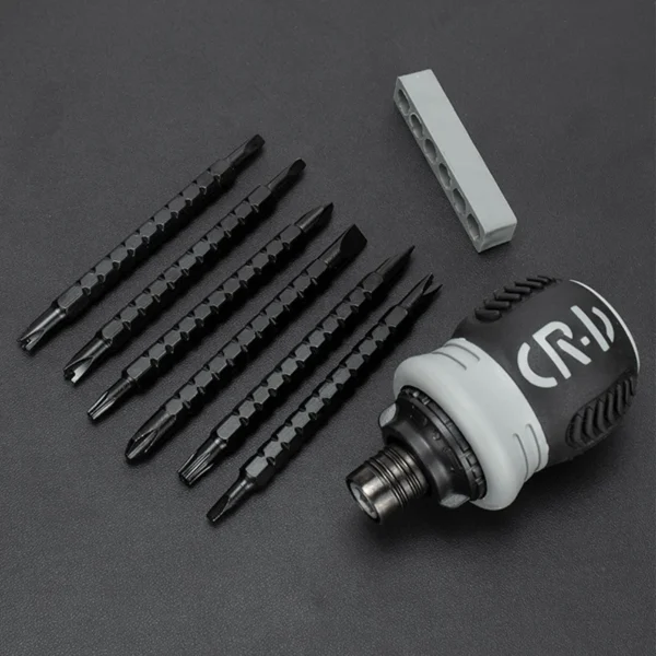 13 In 1 Ratchet Precision Screwdriver Magnetic Telescopic Adjustable Handle Phillips Slotted Dual-purpose Head by PROSTORMER - Image 6