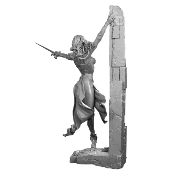 Dejah Thoris Figure 1:16 Miniature Figure Resin Model Kit Unpainted Plastic Model Kit A562 - Image 4