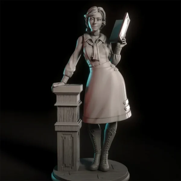 Teacher Elizabeth 1/24 Resin Model Kit Unpainted Resin Figure Model Vrouwelijke A275 - Image 6