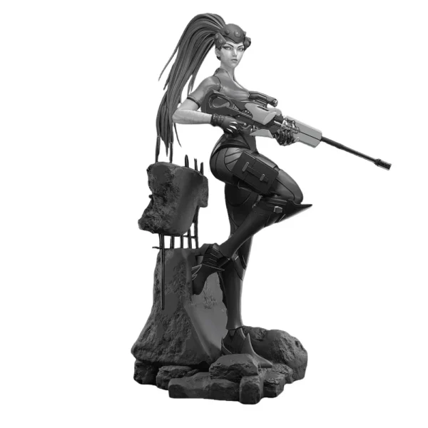 Widowmaker 1:24 Miniature Figure Resin Model Kit Unpainted Plastic Model Kit A520 - Image 4