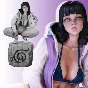 Anime Figure Hinata Resin Figure Miniature 1:24 Resin Model Kit Unpainted Plastic Model Kit a1853